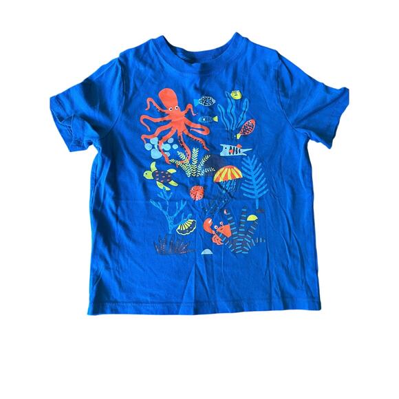 Hanna Andersson marine life graphic tee shirt boys size 5 (110) - Picture 1 of 3